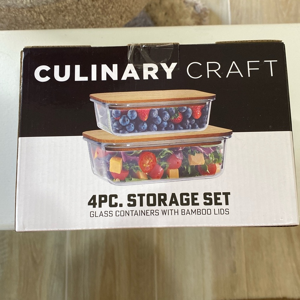 Glass Storage Set